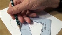 Drawing Q Hole in Line Paper - 3D Trick Art with Graphite Pencil