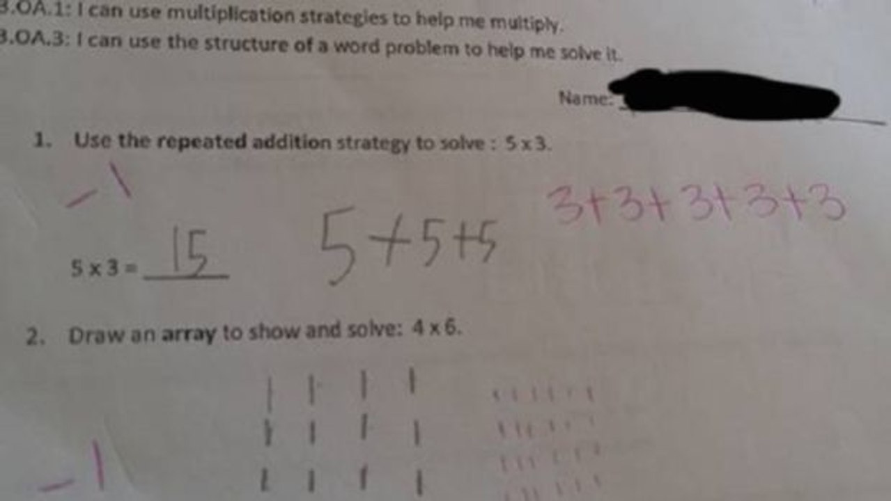 Warum 5 x 3 nicht unbedingt gleich 5 + 5 + 5 sein muss.