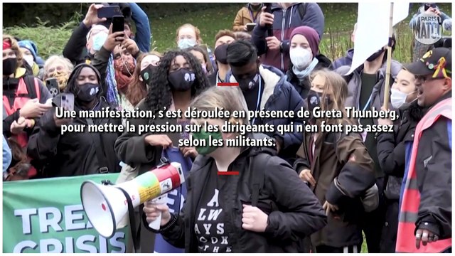 COP26: Greta Thunberg dénonce les trente années de bla-bla des dirigeants du monde