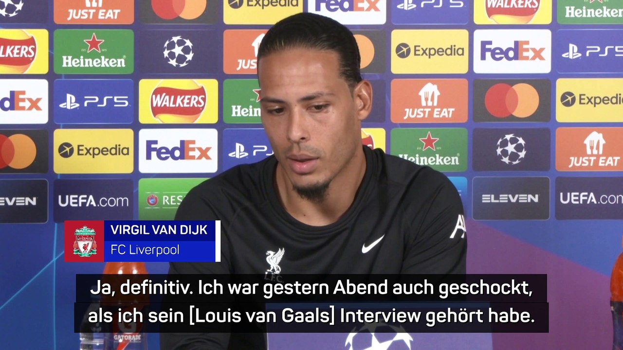 Van Dijk “geschockt” von van Gaals Krebsdiagnose