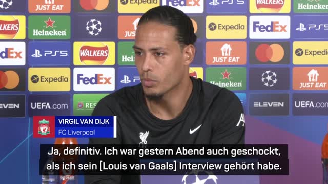 Van Dijk “geschockt” von van Gaals Krebsdiagnose