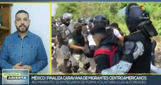 Caravana de migrantes en México llega a su fin