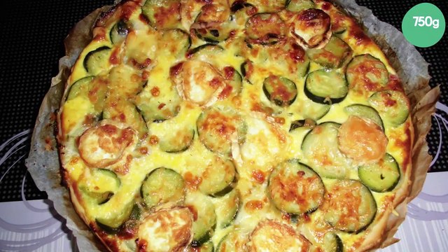 Tarte courgettes et chèvre