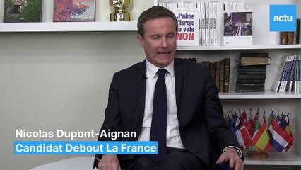 Nicolas Dupont-Aignan - Référendum d'appartenance à l'UE