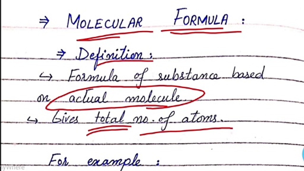 Molecular formula
