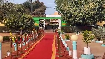 Fête de l'indépendance : L'arrivée de Ousmane Sonko au camp militaire de Ziguinchor