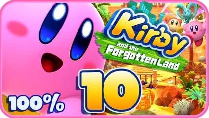 Kirby and the Forgotten Land Walkthrough Part 10 (Switch) 100% World 5 - Level 1 + 2