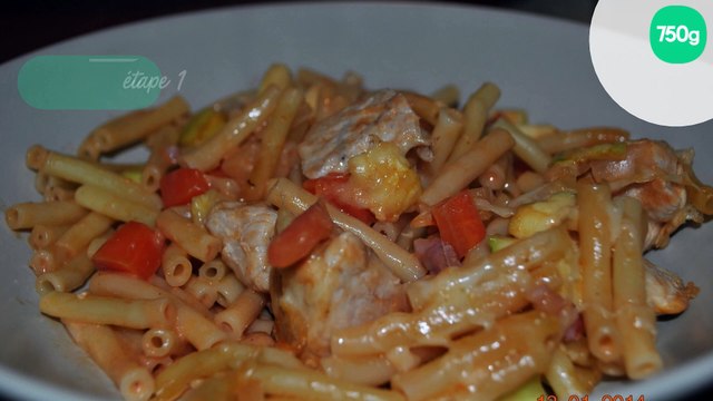 Gratin de macaronis au poulet