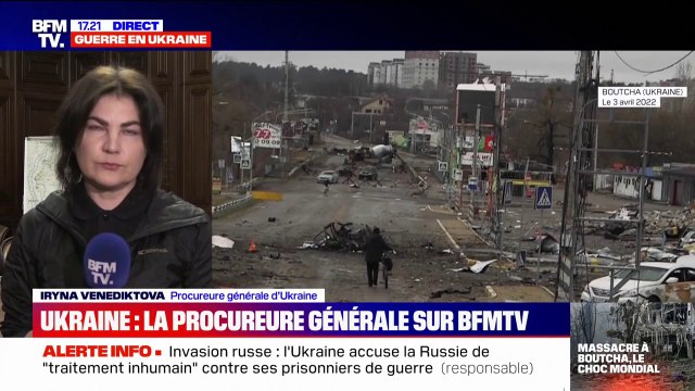 Guerre en Ukraine: Plus de 4000 crimes de guerre recensés, selon la procureure générale d'Ukraine