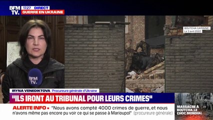 Iryna Venediktova, procureure générale d’Ukraine: "Nous travaillons pour que chaque responsable soit traduit devant la justice"