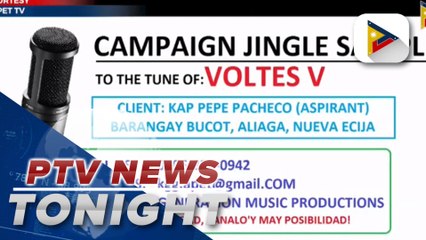 One effective way to promote a poll candidate is thru campaign jingles, says Music Producer