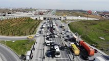 İstanbul’da altı araç birbirine girdi
