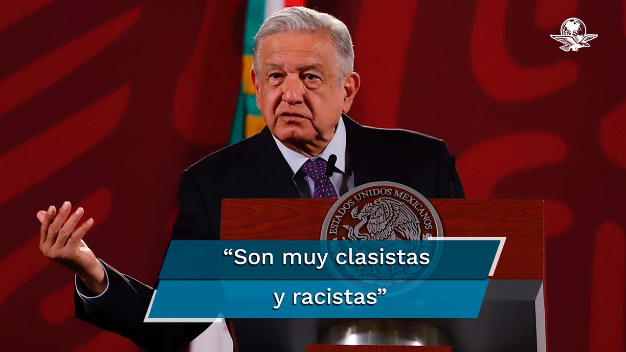 Millones de conservadores que están en mi contra son groseros y se creen de la moronga azul: AMLO