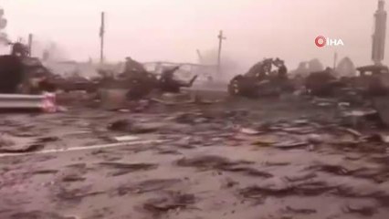 Rus ordusundan temizlenen Kiev-Jitomir karayolu görüntülendi