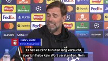 Vor Benfica: Klopp haut wieder einmal einen raus