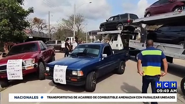 ¡Tras toma! Importadores de carros liberan la CA-5, sector Puente en Curva
