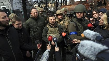 Zelenski, Ruslardan kurtarılan Buça'dan seslendi: Mariupol ile ilgili Türkiye'nin ara buluculuğu söz konusu