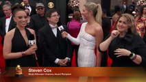 STEVEN COX Red Carpet Interview - 2022 GRAMMYs