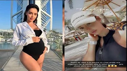 Nabilla aux urgences et paniquée  Je ne sent@is plus le bébé bouger