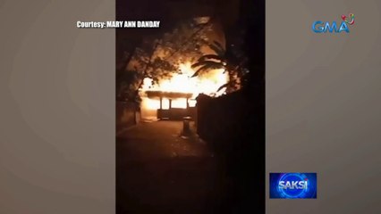 Isang bahay sa Brgy. Bahay Toro, nasunog ngayong gabi | Saksi