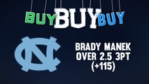 National Championship 4/4 Props: Take Brady Manek Over 2.5 Three-Pointers (-140)