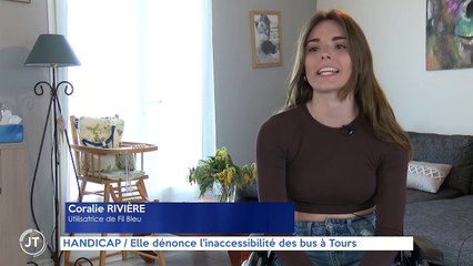 HANDICAP / Elle dénonce l'inaccessibilité des bus à Tours