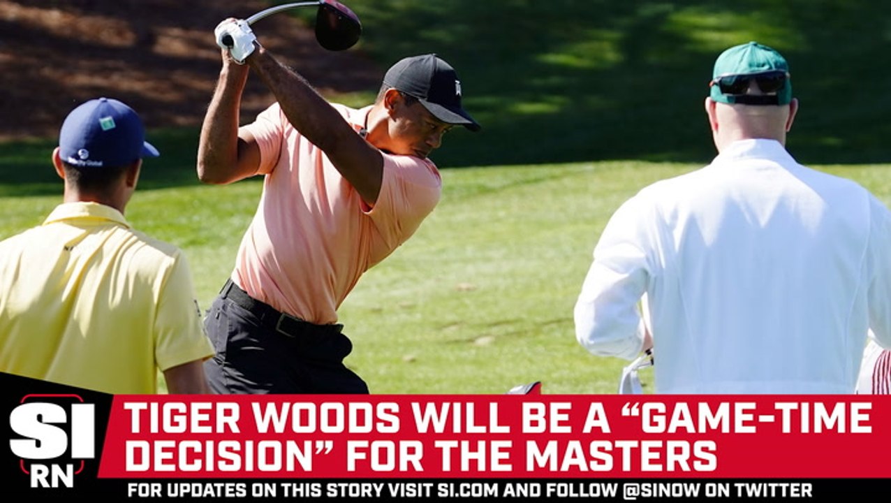 Tiger Woods is a "Game-Time Decision" for The Masters