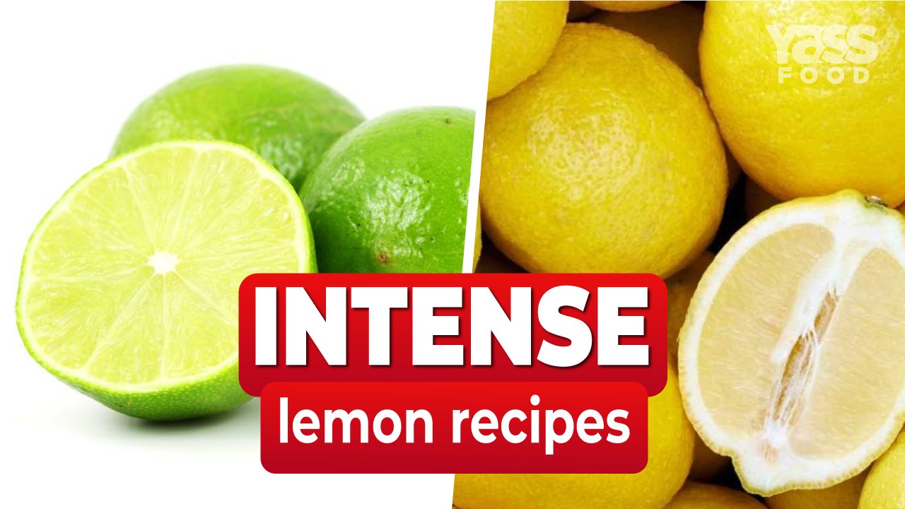 Intense lemon recipes