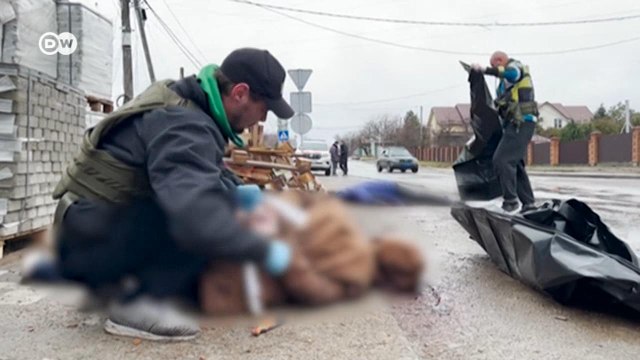 Зверства в Буче - символ военных преступлений войск РФ и Путина (04.04.2022)