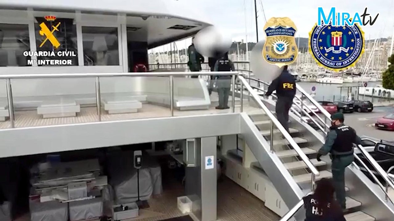 El FBI y la Guardia Civil intervienen el  yate de un oligarca ruso en Mallorca