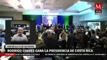 Rodrigo Chaves gana la presidencia de Costa Rica con un 52.9% de votos