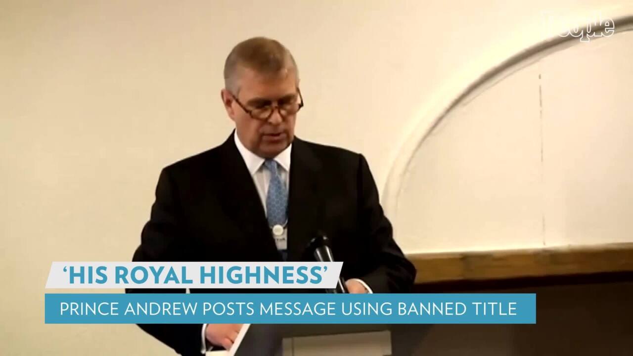 Prince Andrew Uses Ex-Wife Fergie's Instagram to Send Now-Deleted Message Using Banned 'HRH' Title