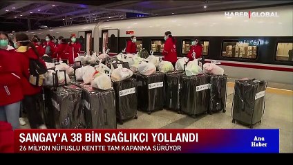 Endişe büyük: Şangay'a bir tren dolusu sağlık personeli getirildi