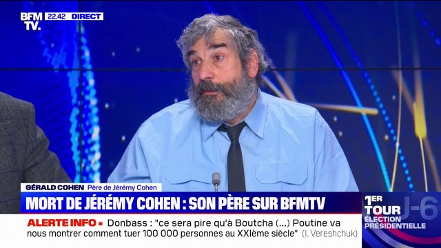 Jérémy [Cohen] était sensible, un peu romantique et brillant , décrit son père Gérald Cohen