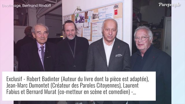 Anne Sinclair radieuse auprès de Robert Badinter pour une pièce poignante