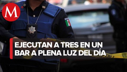 Asesinan a tres personas en un bar de Michoacán