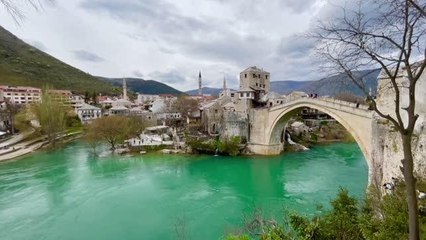 Neretva Nehri'nin Osmanlı gerdanlığı: Mostar Köprüsü