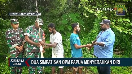 Dua Tentara OPM Menyerahkan Diri dan Berjanji Setia Pada NKRI, Jadi Ini Alasannya