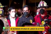 Incendio en la Dirincri: Documentos quemados no tienen relación con sobrinos de presidente Castillo