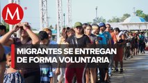 INM disuelve caravana migrante con 701 integrantes en Tapachula, Chiapas