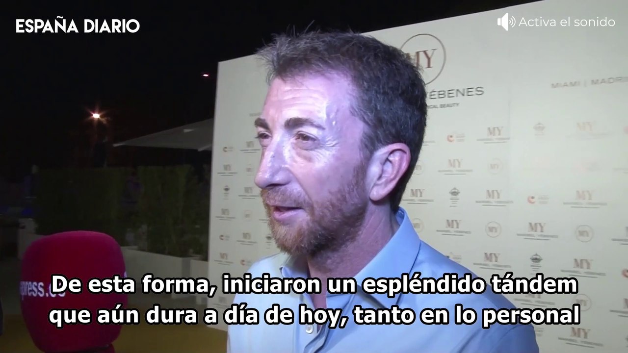 Pablo Motos revela el secreto de las hijas de su mujer, Laura Llopis
