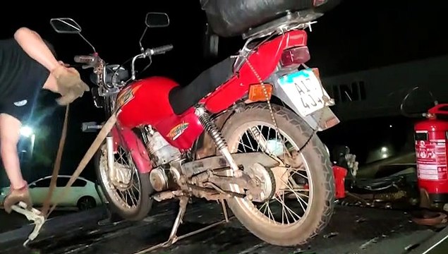 Motocicleta com registro de furto é recuperada
