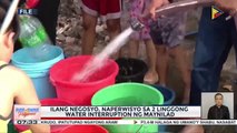 Ilang negosyo, naperwisyo sa 2 linggong water interruption ng Maynilad