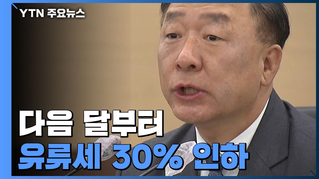 다음 달부터 유류세 30% 인하...고유가 부담완화책 시행 / YTN