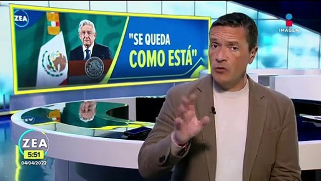 Se queda como está , López Obrador sobre reforma eléctrica