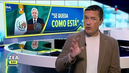 "Se queda como está", López Obrador sobre reforma eléctrica