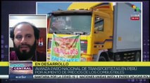 Gremio de transportistas peruanos extienden paro