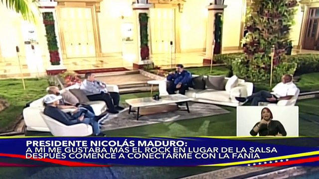 Presidente Maduro recibe en el Palacio de Miraflores al artista internacional Maelo Ruiz