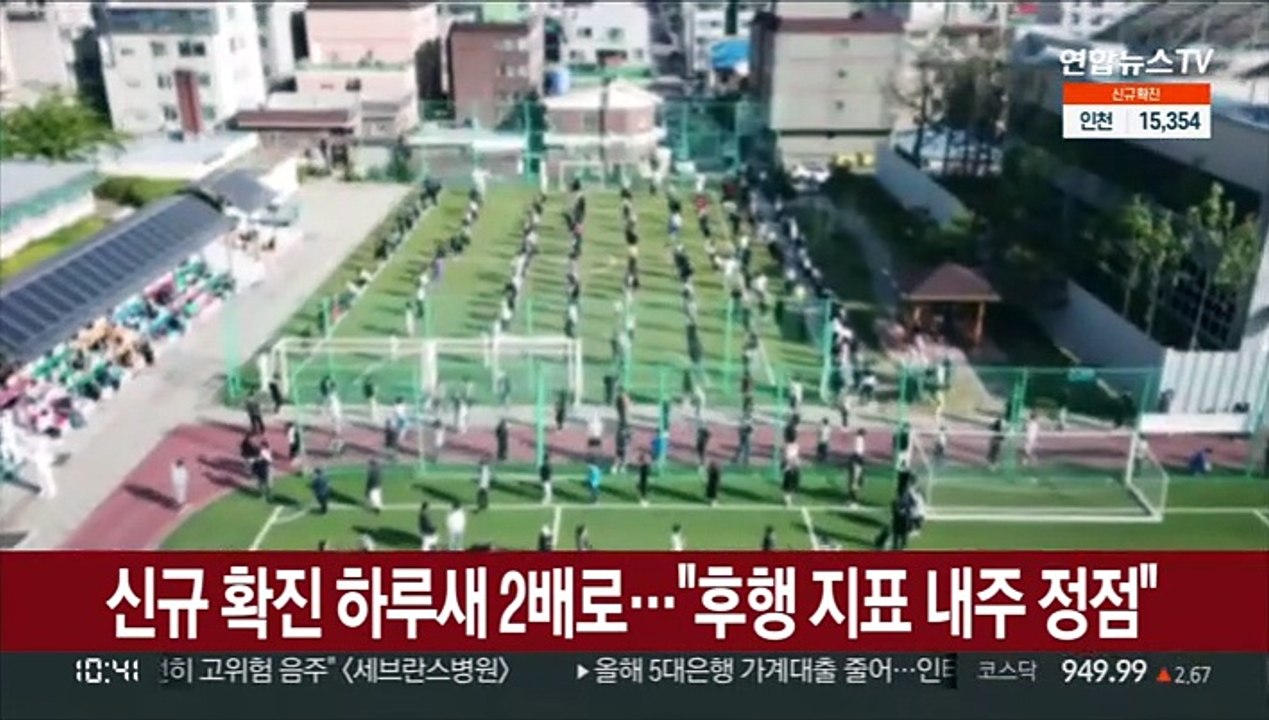 신규 확진 하루새 2배로…"후행 지표 내주 정점"