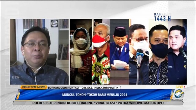 Survei: Tren Elektabilitas Ganjar Pranowo Naik, Prabowo Turun